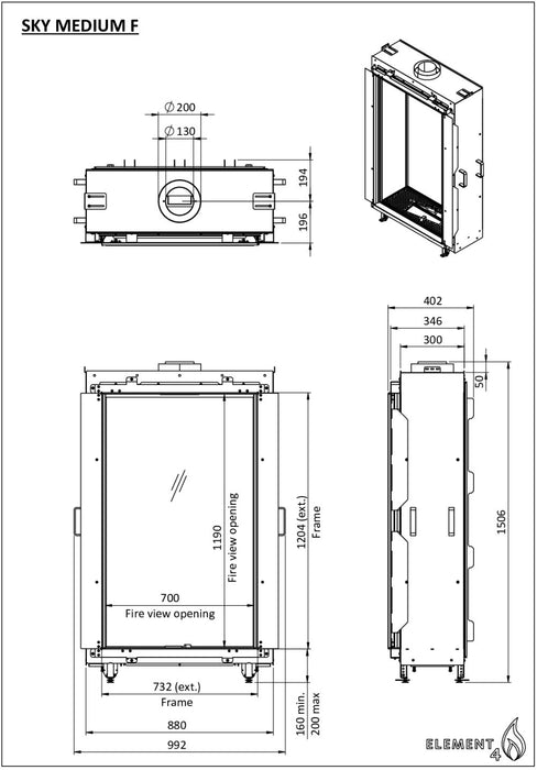 Element4 Sky Medium Front